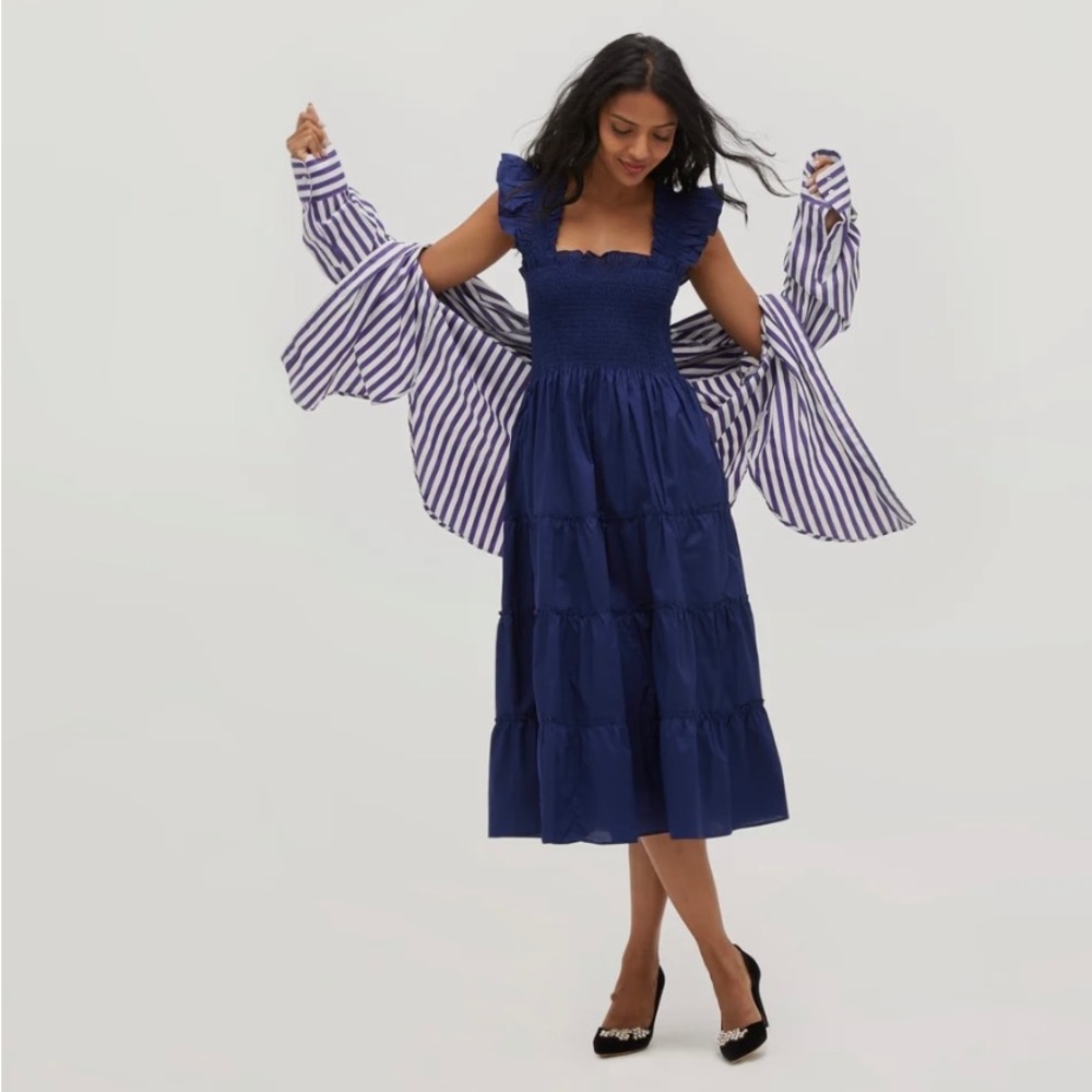Hill house home navy blue nap dress